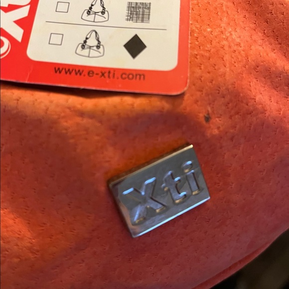 “XTI” orange shoulder bag - Picture 6 of 7